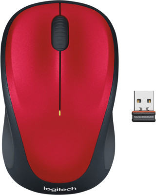 Logitech M235 Wireless Optical Mouse(USB, Red) Logitech M235 Wireless Optical Mouse(USB, Red)