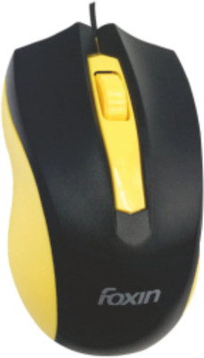 

Foxin FOM2023 Wired Optical Mouse(USB, Yellow, Black)