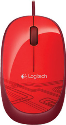 

Logitech M105 Wired Optical Mouse(USB, Red)