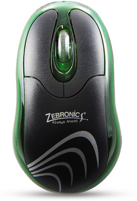 

Zebronics Petal Wired Optical Mouse(USB, Green)
