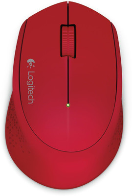 Logitech M280 Wireless Optical Mouse(USB, Red) at flipkart