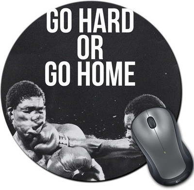 

Rangeele Inkers Mike Tyson Punching Hard Round Mousepad(Multicolor)