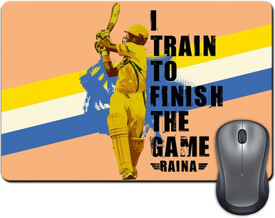

ShopMantra raina I train To Finish Game Mousepad(Multicolor)