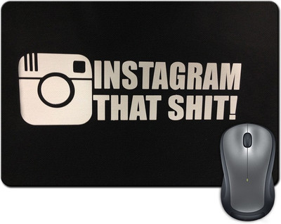 

Rangeele Inkers Instagram That Shit Art Work Mousepad(Multicolor)