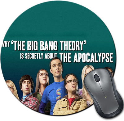 

Rangeele Inkers Big Bang Theory Apocalypse Round Mousepad(Multicolor)