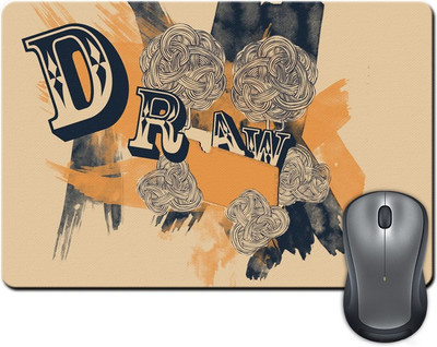 

Rangeele Inkers Draw Words Mousepad(Multicolor)