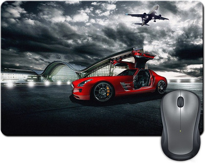 

Rangeele Inkers Red Dream Car Mousepad(Multicolor)