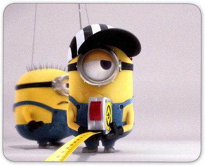 Digiclan Minions measuring Mouse pad Mousepad Multicolor