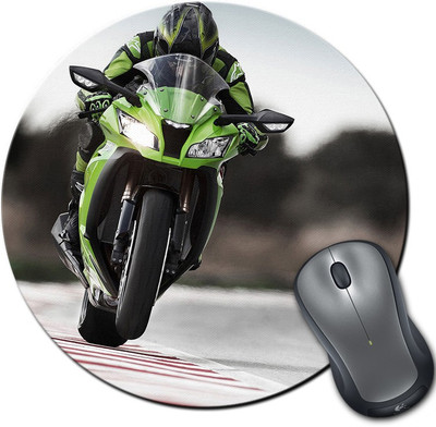 

Rangeele Inkers Kawasaki Zx10R Round Mousepad(Multicolor)