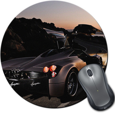 

Rangeele Inkers Huyara Car Round Mousepad(Multicolor)