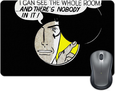 

Rangeele Inkers No One In The Room Mousepad(Multicolor)