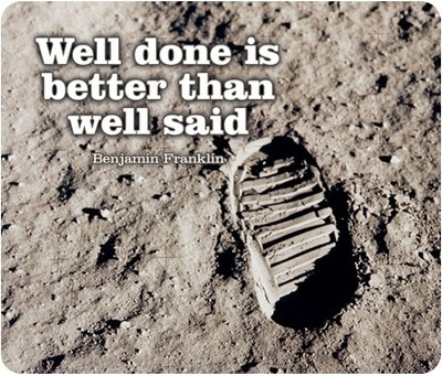 

Allthingscustomized Well Done Quote Mousepad(Multicolor)