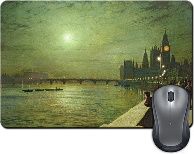 

Rangeele Inkers River Bank Painting Mousepad(Multicolor)