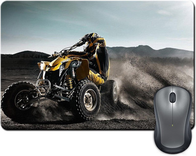 

Rangeele Inkers Can-Am Bike Art Work Mousepad(Multicolor)