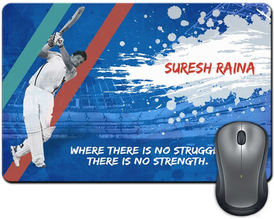 

ShopMantra Suresh Raina Quote Mousepad(Multicolor)