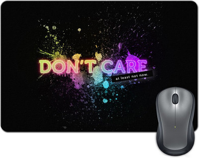 

Rangeele Inkers Don’T Care Now Mousepad(Multicolor)