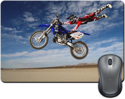 

Rangeele Inkers Biker In Air Mousepad(Multicolor)