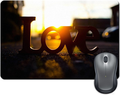 

Rangeele Inkers Just Love Mousepad(Multicolor)