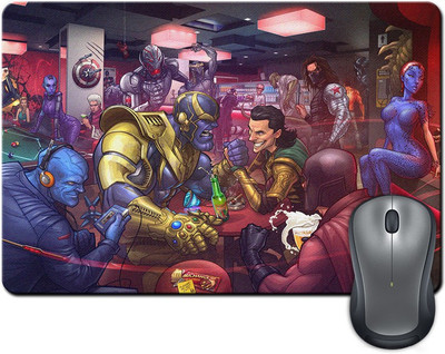 

Rangeele Inkers Villains Club Mousepad(Multicolor)