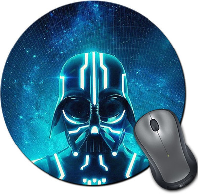 

Rangeele Inkers Tron Vader Round Mousepad(Multicolor)