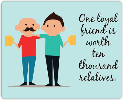 

Lovely Collection Loyal Friend Mousepad(Multicolor)