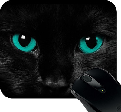 

Huppme Cat Eye Mousepsd Mousepad(Black)