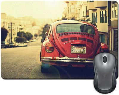 

ShopMantra Vinatge Car Mousepad(Multicolor)