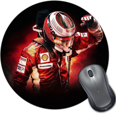 

Rangeele Inkers Champion Celebrates Round Mousepad(Multicolor)
