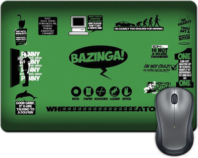 

ShopMantra Bazinga Vector Artwork Mousepad(Multicolor)