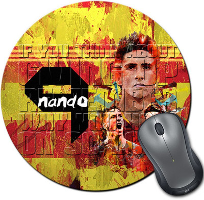 

ShopMantra Fernando Torres Spain Football Round Mousepad- SMMR00000234 Mousepad(Multicolor)