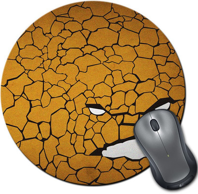 

Rangeele Inkers The Thing Minimal Round Mousepad(Multicolor)