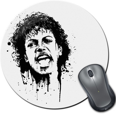 

Rangeele Inkers Michael Jackson Vintage Round Mousepad(Multicolor)