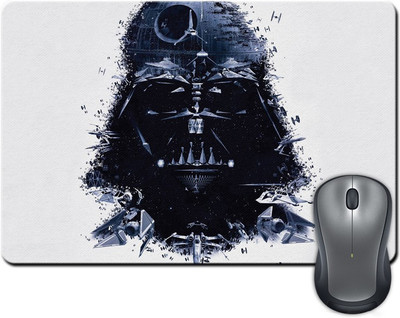 

Rangeele Inkers Vader Space Ship Art Mousepad(Multicolor)