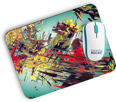 

Shoppers Bucket Digital Abstract Mousepad(Milti Color)