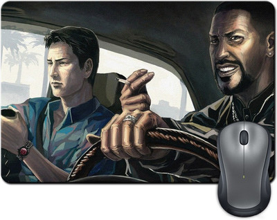 

Rangeele Inkers Movie Painting Art Mousepad(Multicolor)