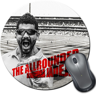 

ShopMantra Ravindra Jadeja Allrounder Round Mousepad- SMMR00000321 Mousepad(Multicolor)