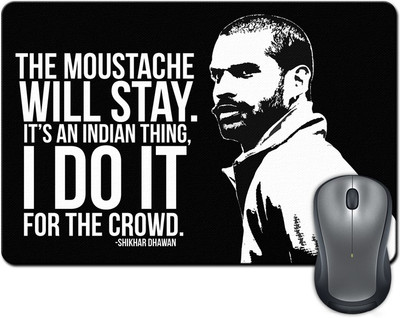 

ShopMantra Shikhar Dhawan Quote Mousepad(Multicolor)