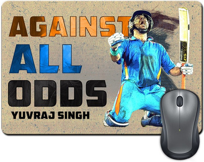 

ShopMantra Yuvraj Singh Against All Odds Mousepad(Multicolor)