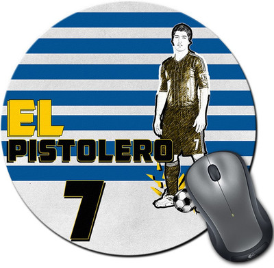 

ShopMantra SuáRez Uruguay Football Round Mousepad- SMMR00000259 Mousepad(Multicolor)