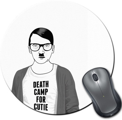 

Rangeele Inkers Hitler Spoof Round Mousepad(Multicolor)