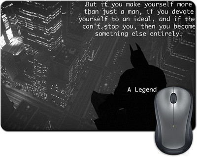 

Rangeele Inkers Batman A Legend Mousepad(Multicolor)