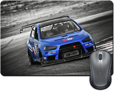 

Rangeele Inkers Evo Racing Car Mousepad(Multicolor)