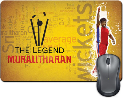 

ShopMantra The Legend Murlitharan Mousepad(Multicolor)