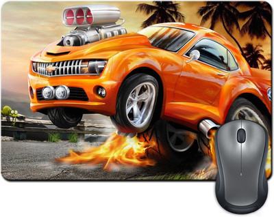 

Rangeele Inkers Car Nitro Booster Mousepad(Multicolor)