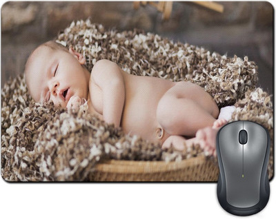 

ShopMantra Cute Baby Sleeping Mousepad(Multicolor)