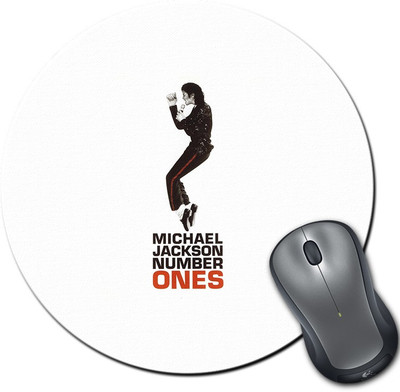 

Rangeele Inkers Michael Jackson Number Ones Round Mousepad(Multicolor)