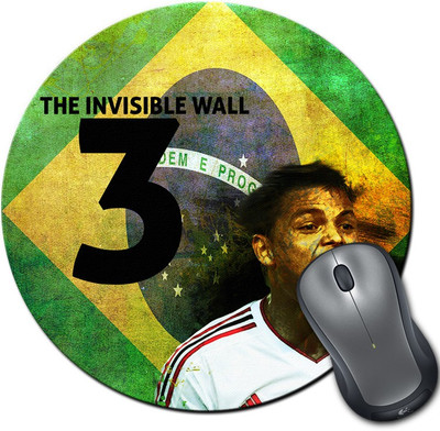 

ShopMantra Thiago Silva Brazil Football Round Mousepad- SMMR00000254 Mousepad(Multicolor)