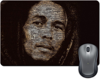 

Rangeele Inkers Bob Marley Quotes Typography Mousepad(Multicolor)
