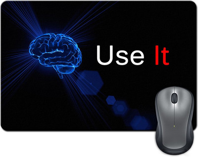 

Rangeele Inkers Use Your Mind Mousepad(Multicolor)