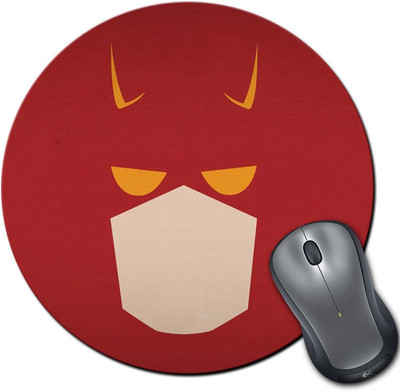 

Rangeele Inkers Dare Devil Minimal Round Mousepad(Multicolor)